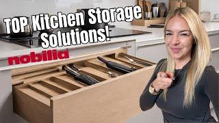 TOP Kitchen Storage Solutions | Say goodbye to wasted Kitchen space with NOBILIA