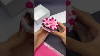 DIY Mini Birthday Cake Idea ️ #shorts #craft #gift #painting #tutorial #art #birthday #creative