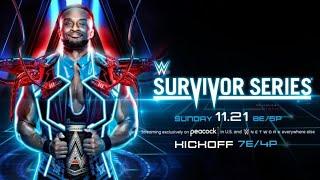 SURVIVOR SERIES 2021 OFFICIAL AND FULL MATCH CARD HD