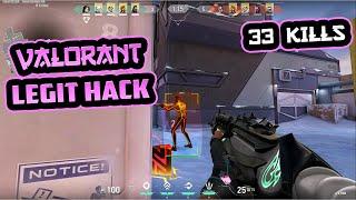 Valorant Legit Hacking 33 Elimination (ROAD TO RADIANT) #1