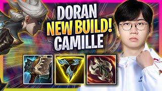 DORAN TRIES NEW CAMILLE BUILD IN KR SOLOQ! - T1 Doran Plays Camille TOP vs Cassiopeia! | Season 2024