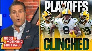 GMFB | Kyle on Packers clinch playoff berth with 1st shutout in NFL this season, 34-0 over Saints