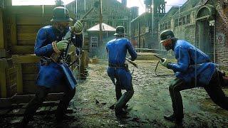 Saint Denis Police vs Angelo Bronte's Mob | Red Dead Redemption 2 NPC Wars 118
