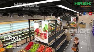 highbright Retail Solutions Supermarket Fixture in USA