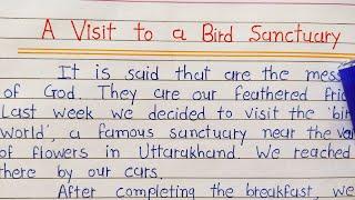 A visit to a bird sanctuary english essay || english essay writing ||