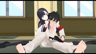 karate boys are so huggable (MMD Mixed Fight)