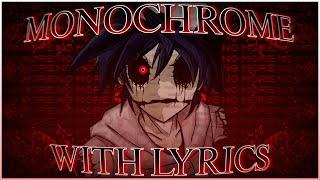 Monochrome With Lyrics - Hypno’s Lullaby Lyrical Cover By Dwerbi