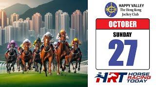 Horse Racing Today – Hong Kong – Happey Valley Racecourse – Sunday, October 27