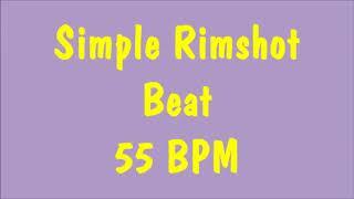 Drum Loops for Practice Rimshot with 55 bpm