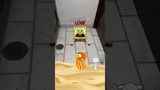 #spongebob vs jellyfish impossible bath #game #tiktokgame #hungergamestiktok #shorts