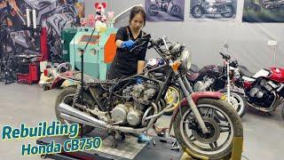 Restoring a Classic 40-Year-Old Honda CB750 Motorcycle | Part 1