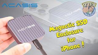 The Magnetic 2230 NVMe SSD Enclosure for iPhone by Acasis! : REVIEW