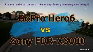 GoPro Hero6 vs Sony FDR X3000 Man What A Battle! On An Electric Longboard Too!!