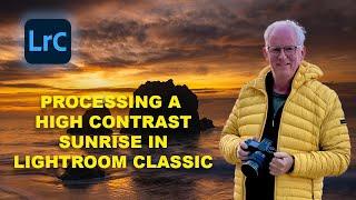 Editing a high contrast sunrise in Lightroom