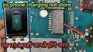 jio f220 charging not store||jio f220 fake charging solution