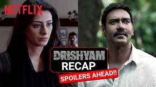 Drishyam Recap In 3 Minutes | Spoiler Warning | Ajay Devgn, Tabu, Shriya Saran | Netflix India