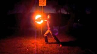 HoP Twista Fire Poi - First burn