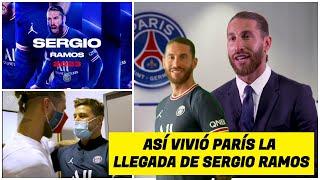 Así fue la llegada de SERGIO RAMOS al Paris Saint Germain. Sus primeras horas con el PSG | Ligue 1