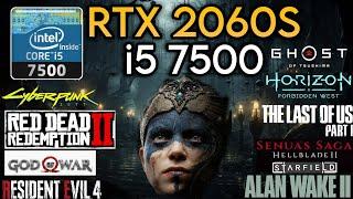 RTX 2060 Super + i5 7500 & 16GB Ram - Test In 10 Games In 2024 !