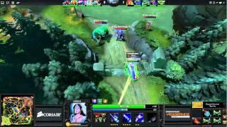 Dreamhack Winter 2011 - DotA 2 Finals - Fnatic vs Wild Honey Badgers - Game 1