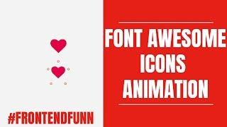 Font Awesome icon Animation