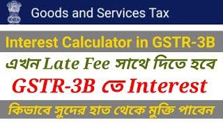 Interest Calculator in GSTR-3B