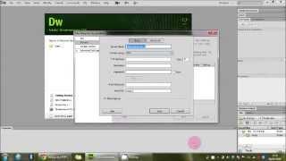 How to setup a PHP site in Adobe Dreamweaver CS6