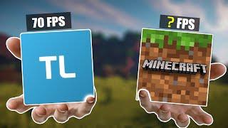 Minecraft TLauncher VS Original Minecraft Launcher | Low End PC FPS Test | Minecraft Java