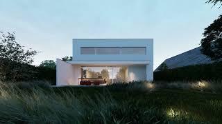 Modern house animation, an architectural visualization short film | D5 Render