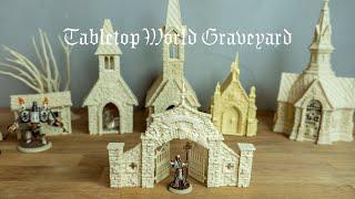 Tabletop World Graveyard - High-quality Resin Tabletop Terrain