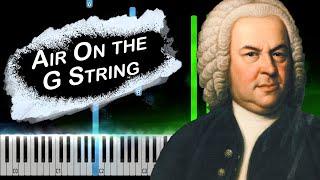 J. S. Bach - Air on the G String Piano Tutorial