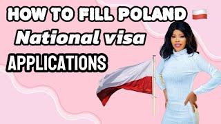 How to fill Poland visa application |study in Poland #studyinpoland  #movetopoland #studentvisa