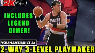 7'3 2-WAY 3-LEVEL PLAYMAKER ARVYDAS SABONIS BUILD IS THE BEST POST SCORING STRETCH BIG ON NBA 2K25!