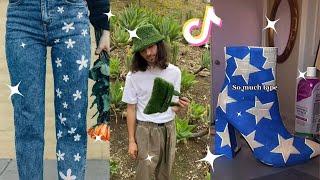 Upcycled Fashion and Thrift Flips Part 8 tiktok compilation