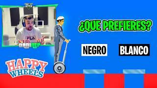 NEGRO o BLANCO? - Happy Wheels