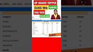 UP BOARD HIGHSCHOOL TOPPER प्रियांशी सोनी  प्रियांशी सोनी का Marksheet #shorts #viral #upboard