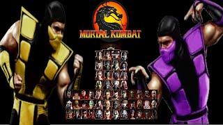 Mortal Kombat 9 - SCORPION & RAIN UMK3 MOD - NEW Expert Tag Ladder Gameplay