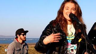 INCREDIBLE BEACH PERFORMANCE | Taylor Swift - Love Story | Allie Sherlock, Saibh Skelly & Band cover