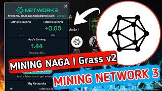 Garap Di Awal NETWORK3 MINING Mirip GRASS & TAP" NOTCOIN LISTING UPDATE 2024