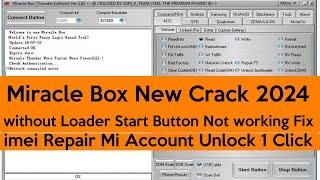 Miracle Box Crack 2.82 start button not working error fix  How to use Miracle Box 2.82 Thunder Crack