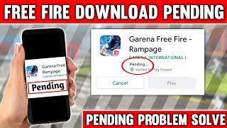 How To Fix Free Fire Google Play Store Download Pending Problem | Free Fire Download Pending Problem