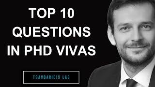 Top 10 questions in PhD interviews | Tips and Hints  | E8