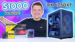 Budget $1000 Gaming PC Build 2023!  [RX 6750XT Build Guide]