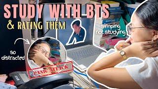 study vlog  | study with BTS (& rating them as my study buddies!) ️ | accountancy student 