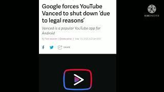 YouTube vanced banned by Google