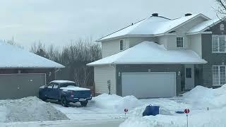 How people are buried in the snow in CANADA