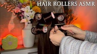 ASMR Whispered Velcro Hair Rollers, Hair Brushing & Hair Play with Crunchy Scalp Sounds for Sleep