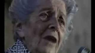 RITA LEVI MONTALCINI (DALL'ARCHIVIO VIDEONEWSTV), SCIENZIATA, PREMIO NOBEL 1986 : IL FUTURO DELL'UMANITA'