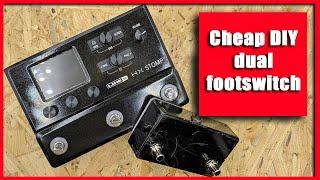 HX Stomp - $10 DIY Dual Footswitch #hxstomp