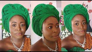 Detailed;How to Tie Gele like Professional Gele Artist /My signature Gele